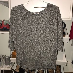 gray old navy top